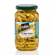 Pasztet i przetwory mięsne - Tukas Ostra Marynowana Zielona Papryka (Turşu) 335g Pikantna - miniaturka - grafika 1