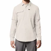 Koszule męskie - Koszula z długim rękawem Columbia Skien Valley Long Sleeve - Dark Stone L - miniaturka - grafika 1