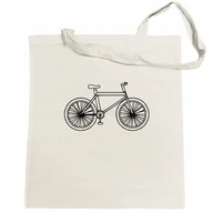 Torby i wózki na zakupy - Torba na zakupy FAJNY nadruk ROWER - miniaturka - grafika 1