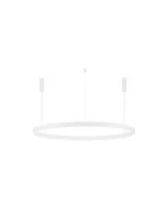 Lampy sufitowe - Wisząca lampa nowoczesna LE42769 nad stół LED 80W biała - miniaturka - grafika 1