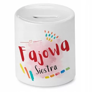 Skarbonka Dla Siostry na Urodziny Imieniny Prezent z Nadrukiem ze Zdjęciem - Skarbonki Skarbonka Dla Siostry na Urodziny Imieniny Prezent z Nadrukiem ze Zdjęciem - Skarbonki - miniaturka - grafika 1