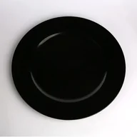 Obrusy i serwetki - Podkładka pod talerz czarna 33 cm - miniaturka - grafika 1