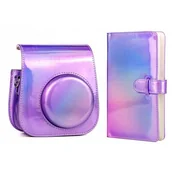 Torby fotograficzne i futerały - LOVEINSTANT Pokrowiec Instax Mini 11 Fioletowy Błysk + Album Raty - miniaturka - grafika 1