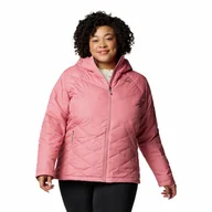 Kurtki damskie - Damska kurtka z kapturem Columbia Heavenly Hooded Jacket pink agave - M - miniaturka - grafika 1