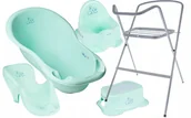 Wanienki dla dzieci - WANNA DLA DZIECKA WYPRAWKA "ZESTAW 7w1" TEGA WANIENKA STOJAK + AKCESORIA - miniaturka - grafika 1