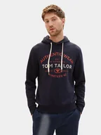 Bluzy męskie - Tom Tailor Bluza 1038744 Granatowy Regular Fit - miniaturka - grafika 1