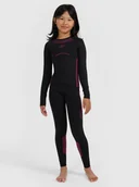 Piżamy dla dziewczynek - Dziewczęca bielizna termoaktywna komplet 4F 4FJRAW25USEAF263 - czarna - 4F JUNIOR - miniaturka - grafika 1