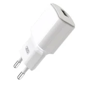 Ładowarki do telefonów - XO Ładowarka sieciowa L73 biała 1USB 2,4A - miniaturka - grafika 1