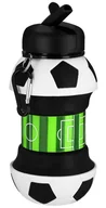 Shakery i bidony sportowe - Spokey Butelka składana silikonowa bidon piłka nożna 520 ml Spokey CORT - miniaturka - grafika 1
