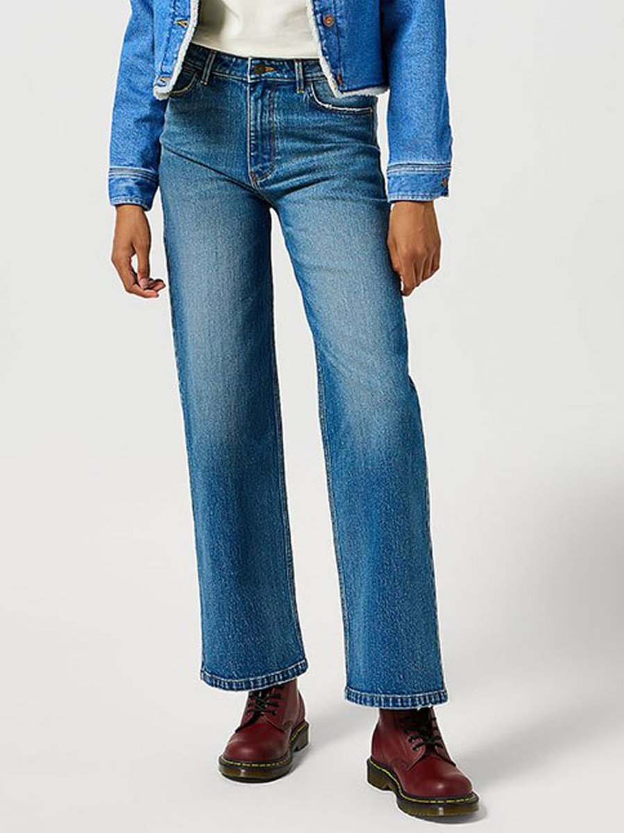 jeansy damskie wrangler 112356418 loose straight rhianon