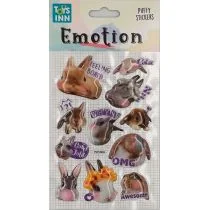 Stnux Naklejki emotions - Króliki - Zabawki kreatywne - miniaturka - grafika 1
