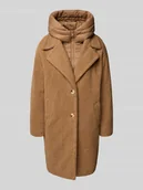 Płaszcze męskie - Płaszcz z pikowaną wstawką i zapięciem na guzik - miniaturka - grafika 1