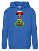 Bluzy dla dziewczynek - Bluza dzieci��ca z gr�� Brawl Stars posta�� Zadymiarz Spike dla gracza - miniaturka - grafika 1