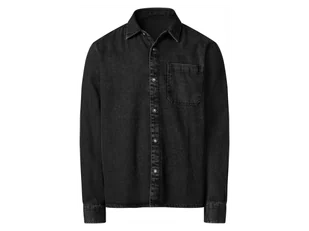 esmara Men Koszula jeansowa męska z bawełny (Czarny, XL (43/44)) - Koszule męskie esmara Men Koszula jeansowa męska z bawełny (Czarny, XL (43/44)) - Koszule męskie - miniaturka - grafika 1