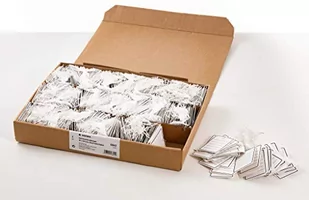 Herma Anhng. 48x65 mm m.Kunststoffse-Faden-Splint 1000 St. - 6842 - Papier do drukarek - miniaturka - grafika 1