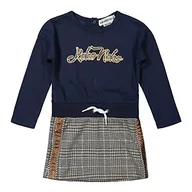 Sukienki - Koko Noko Sukienka dziewczęca, granatowy + szary, 9 Miesiące - miniaturka - grafika 1