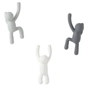 Wieszaki i stojaki - Umbra Wieszak ścienny Buddy szaro biały by 318165-023 - miniaturka - grafika 1