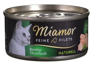 MIAMOR Feine Filets Naturelle tuńczyk bonito 80g - Mokra karma dla kotów - miniaturka - grafika 1