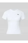 Koszulki i topy damskie - T-shirt z okrągłym dekoltem i logo - Under Armour - miniaturka - grafika 1