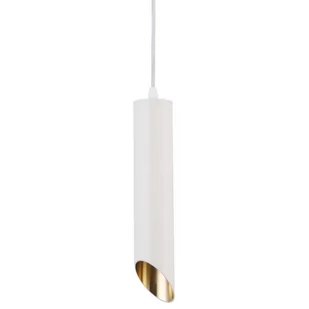 Lampa zwisowa Lipari P044PL-01-30GU10-W Maytoni tuba biała złota - Lampy sufitowe - miniaturka - grafika 1