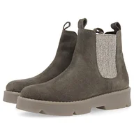 Botki damskie - GIOSEPPO Szare botki typu Chelsea z gumką boczną dla dziewczynki i chłopca Pyhra, Szary, 28 EU - miniaturka - grafika 1