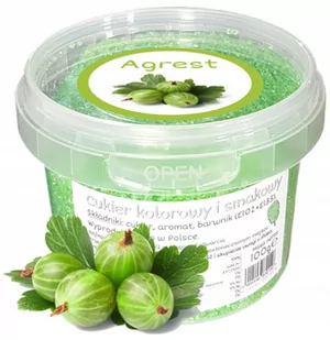 Cukier Do Waty Cukrowej Agrest 100g kolorowy - Cukier i słodziki - miniaturka - grafika 1