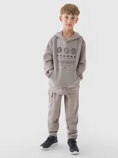 4F Bluza dresowa nierozpinana z kapturem chłopięca - szara 122 (6-7 lat) - Bluzy dla chłopców 4F Bluza dresowa nierozpinana z kapturem chłopięca - szara 122 (6-7 lat) - Bluzy dla chłopców - miniaturka - grafika 1