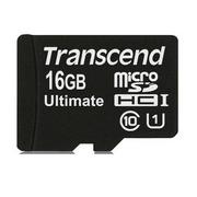 Karty pamięci - TRANSCEND microSDHC, 16 GB, Class 10 - miniaturka - grafika 1
