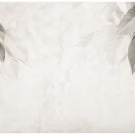 Fototapety - Fototapeta Liście Abstrakcja Beton Szary 400x280 cm Tapeta Do Sypialni Salonu Kuchni Na Flizelinie - miniaturka - grafika 1