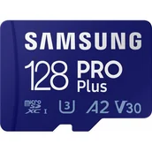 Karty pamięci - Samsung PRO Plus 2021 MicroSDXC 128GB UHS-I/U3 A2 V30 MB-MD128KA/EU MB-MD128KA/EU - miniaturka - grafika 1