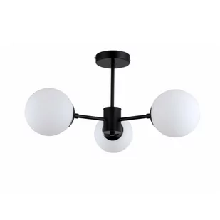 Roma lampa sufitowa 3-punktowa czarna LP-1345/3P BK - Lampy sufitowe - miniaturka - grafika 1