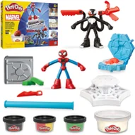 Zabawki kreatywne - Play-Doh Marvel Spider-Man Launch & Slice Playset - miniaturka - grafika 1