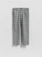 Spodnie męskie - Reserved - Spodnie chino slim w kratę - szary - miniaturka - grafika 1