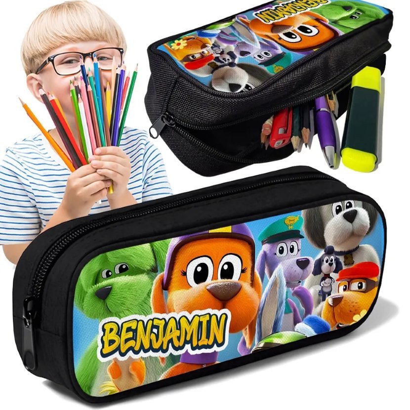 Piórnik personalizowany GAZU PIESKI GAZU nadruk imienia ksywki - tuba