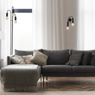 Luminex Loppe 515 lampa podłogowa stojąca 3x60W E27 czarny - Lampy stojące - miniaturka - grafika 6