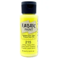 Zabawki kreatywne - Farba do tkanin Jasnych i Ciemnych Żółta Aureo 59ml - miniaturka - grafika 1