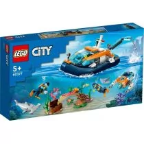 Lego CITY Łódź do nurkowania badacza 60377