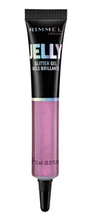 Cienie do powiek Rimmel London Jelly Glitter Gel 500 Purple Rain 11 ml (3614229161267) - Cienie do powiek - miniaturka - grafika 1