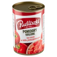 Warzywa w marynacie - Pudliszki Pomidory krojone bez skórki w soku pomidorowym 400 g - miniaturka - grafika 1