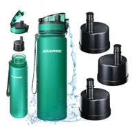 Butelki filtrujące - Butelka filtrująca Bidon na biegi 0,5L Aquaphor City Butelkowa Zieleń Bidon + 3 wkłady - miniaturka - grafika 1