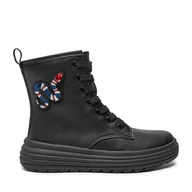 Buty dla dziewczynek - Kozaki Geox J Phaolae Girl J46ETD 000BC C9999 M Czarny - miniaturka - grafika 1