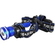 Oświetlenie warsztatowe - LTC Latarka czołowa LED z ładowarkami LTC LL46 niebieska - miniaturka - grafika 1