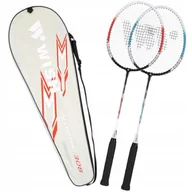 Badminton - BADMINTON 2 RAKIETY W POKROWCU BOISKO SPORT OGRÓD - miniaturka - grafika 1