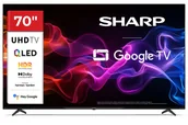 Telewizory - Sharp 70HP5265E Telewizor 177,8 cm (70") 4K Ultra HD Smart TV Wi-Fi Czarny - miniaturka - grafika 1