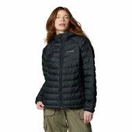 Kurtki damskie - Damska kurtka z kapturem Columbia Powder Lite II Hooded Jacket black - S - miniaturka - grafika 1