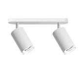 Lampy sufitowe - Biała oprawa sufitowa LED RGBW do łazienki TURYN 2xGU10/6,5W/230V IP44 - miniaturka - grafika 1