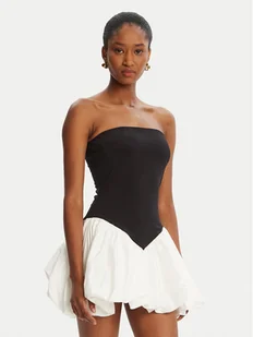 BARDOT Sukienka koktajlowa Vega Strapless 59903DB Czarny Slim Fit - Sukienki - miniaturka - grafika 1