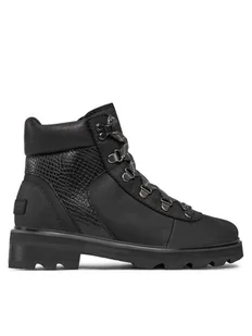 Sorel Trapery Lennox™ Hiker Stkd Wp NL4841-011 Czarny - Botki damskie - miniaturka - grafika 1