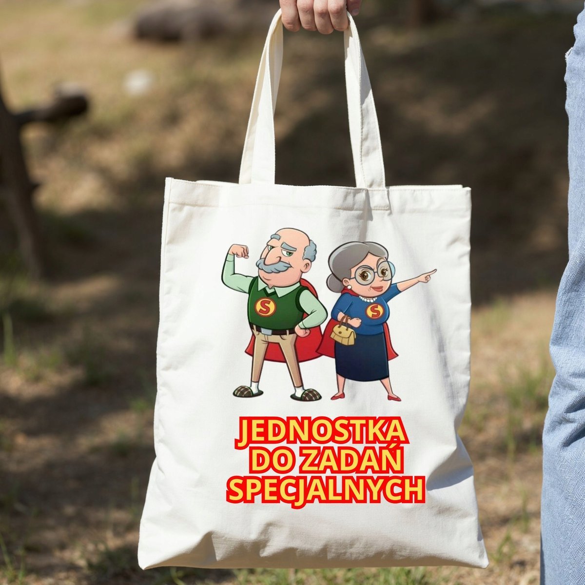 Torba z nadrukiem/bawełniana DLA BABCI/DZIADKA DZIEŃ BABCI/DZIADKA #11