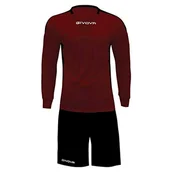 Zestawy damskiej odzieży sportowej - Givova KITC64, Unisex Dorosły, Granat-Czarny, 2XS - miniaturka - grafika 1